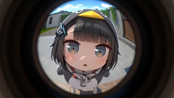 The coo-coo delivery guy is here to report! Where’s the food, you ask? Right in Little Penguin’s tum