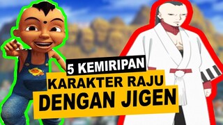 5 Kemiripan Karakter Raju Dan Jigen
