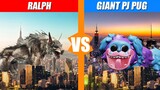 Ralph vs Giant PJ Pug-A-Pillar | SPORE