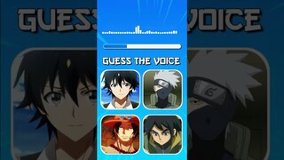 Anime Voice Quiz #Anime #animequiz #Animevoice #otakuquiz #shorts