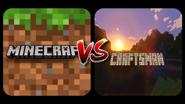 Minecraft PE VS Craftsman: Building Adventure