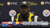 Peter Schrager reacts to HC Mike Tomlin on if he's considering a change at QB: "Definitively no"
