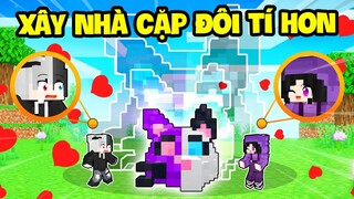 Noob Ruby Và Siro Thử Thách 24h Xây Nhà " CẶP ĐÔI SIÊU TÍ HON " Trong Minecraft !