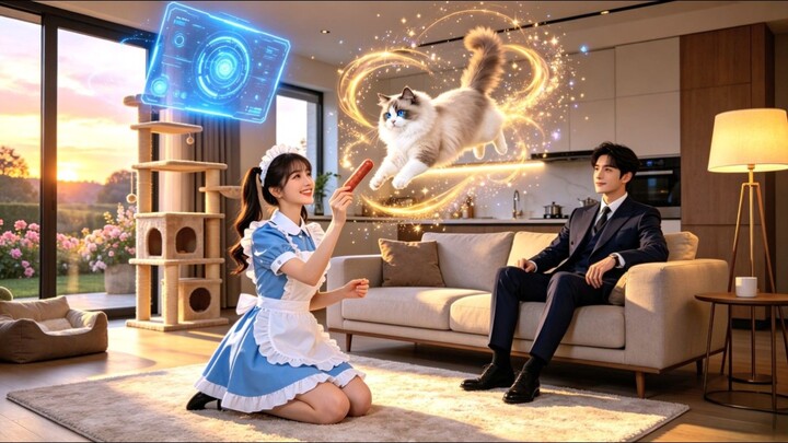 The ruthless CEO wanted no woman until he met the maid who could talk to cats!