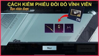 CÁCH KIẾM VẬT PHẨM ĐỔI SKIN SÚNG, TRANG PHỤC HUYỀN THOẠI VĨNH VIỄN || PUBG MOBILE