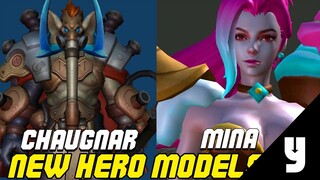 3 NEW HERO REWORK | NATALYA | MINA | CHAUGNAR | ARENA OF VALOR 1.31.1 UPDATE