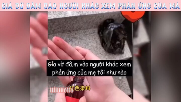 Phản ứng của má khi đâm vào người khác