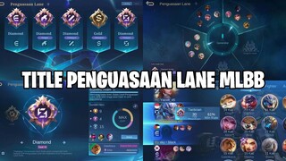 TITLE BARU PENGUASAAN LANE MOBILE LEGENDS - LANE MASTERY