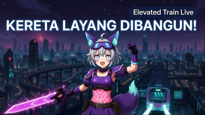 Membangun Transportasi Publik Elevated Train - TheoTown Gameplay Indonesia Part