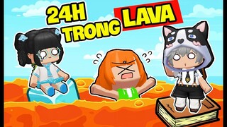 Mèo Simmy 24h Sinh Tồn Thế Giới Lava Cùng "Bộ Đôi Siêu Quậy" |Simmy Mini World|