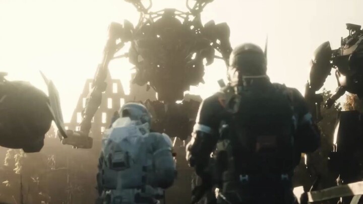 Future planets are littered with black holes; a soldier curiously crawls into one, and the sight lea