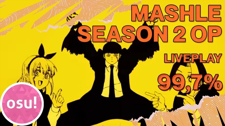 osu! | MASHLE Season 2 OP - Creepy Nuts - Bling-Bang-Bang-Born | Played By Vvn