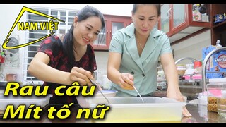 Rau câu mít tố nữ sữa dừa - Nam Việt