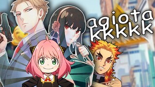 CASOS DE FAMÍLIA -  o anime do AGIOTA kKK Resumo Spy x Family (Paródia)