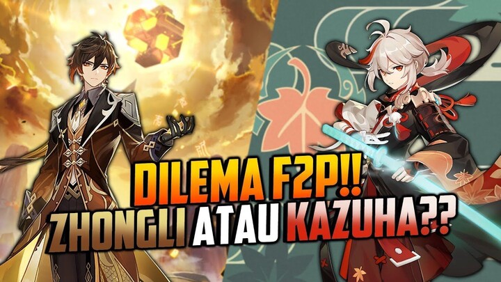 Lebih Bagus Mana_ ZHONGLI atau KAZUHA__