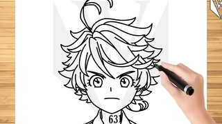 วิธีการวาดเอ็มม่าเนเวอร์แลนด์สัญญาทีละขั้นตอนง่าย ๆ สำหรับเด็ก ๆ