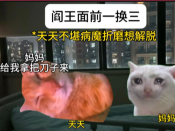 أمي، أحضري السكين، سأقوم بالانتحار