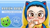 [FanArt] Ramen Time with Baby Nobita