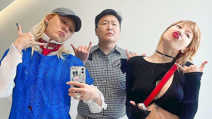 HyunA, the original “Bird Girl,” and her brother-in-law challenge PSY’s new song “That That” (produc