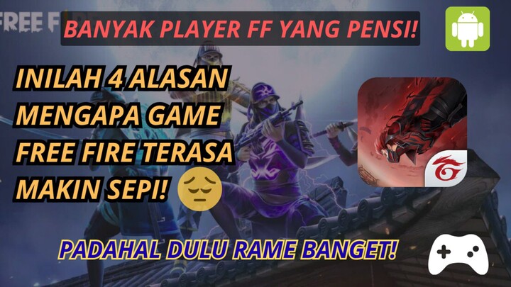 Ternyata, inilah 4 alasan mengapa game free fire makin sepi dan sudah tidak seramai dulu!