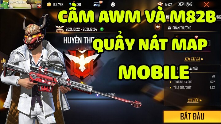 FREE FIRE - CÁI TÊN SẦU ĐÊM TỪ ĐÂU RA VÀ CẦM COMBO AWM M82B TRÊN MOBILE