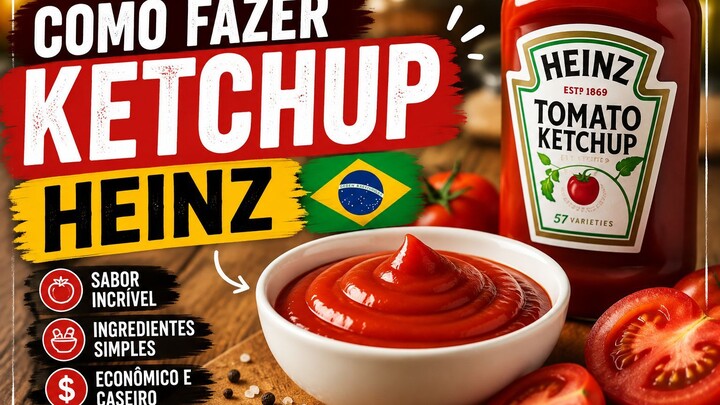 🇧🇷 在家自制巴西风味亨氏番茄酱！🍅 简单又好吃！