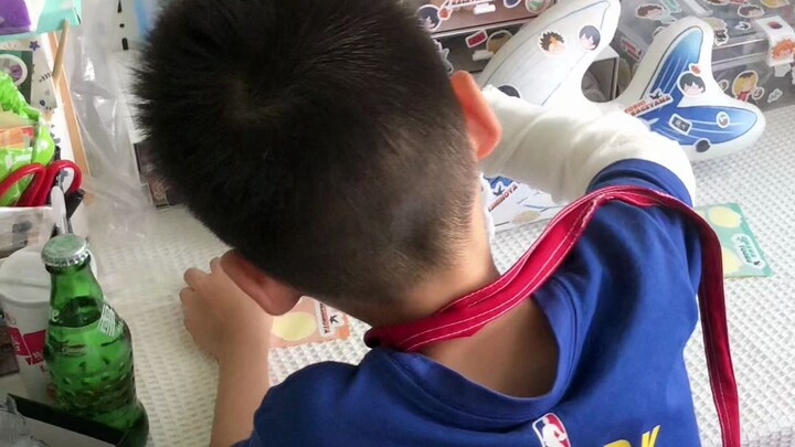 My kid is so lucky to have so many stickers at such a young age