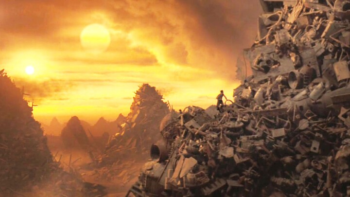 Man thrown onto a garbage planet single-handedly destroys it and escapes to safety! [Sci-Fi Fans Bum