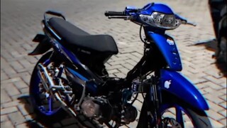 modifikasi supra fit 100 road race style
