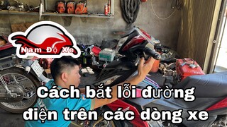 Nam Độ Xe hướng dẫn cách để bắt lỗi đường điện trên các dòng xe