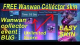 FREE Wanwan Collector Skin BUG | 100% NOT CLICKBAIT | UNLIMITED SCORE | Mobile Legends Bang Bang