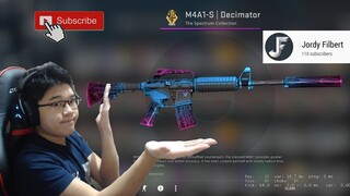 Giveaway SPECIAL 100 SUBSCRIBERS!!! | M4A1 Decimator | CSGO INDONESIA