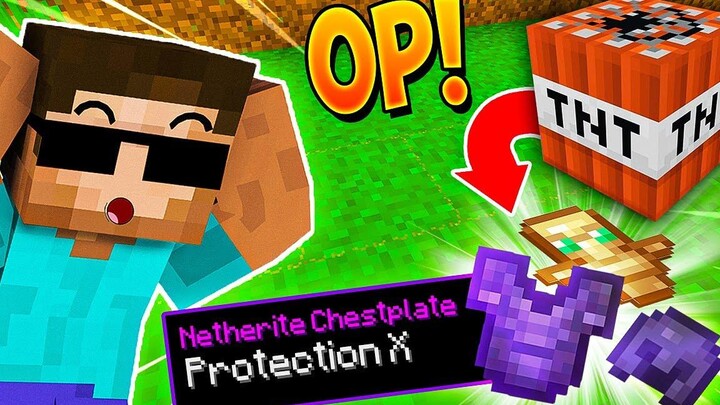 Minecraft แต่ TNT ให้ OP ITEMS