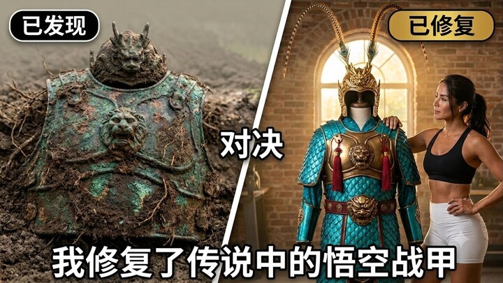 我在自家后院发现了一件古代悟空的服装——全面修复
