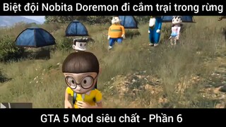 Biển đội Nobita Doremon đi căn trại trong rừng Gta 5 Mod #6