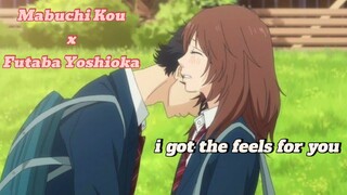 Mabuchi Kou x Futaba Yoshioka - The Feels | Ao Haru Ride AMV