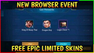 FREE EPIC SKIN! CHOU DRAGON BOY (CLAIM NOW) | LETHAL NEXUS SURVIVOR'S EVENT - MLBB