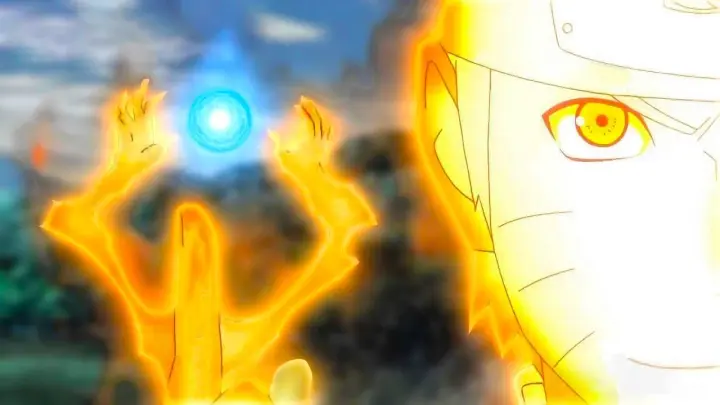 Naruto Uses Mini Rasenshuriken With Finger, Naruto Enters The War, Naruto Fight 3rd Raikage