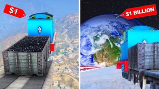 $1 Ramp VS $1,000,000,000 Ramp with Thomas The Train