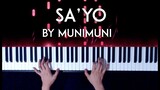 Sa'yo by Munimuni Piano Cover with sheet music