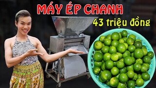 TY THY đập hộp máy ép chanh 43 triệu đồng - Ty Thy Vlog Gỏi đu đủ