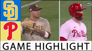 San Diego Padres vs. Philadelphia Phillies (10/22/22) NLCS Game 4 Highlights Part 1