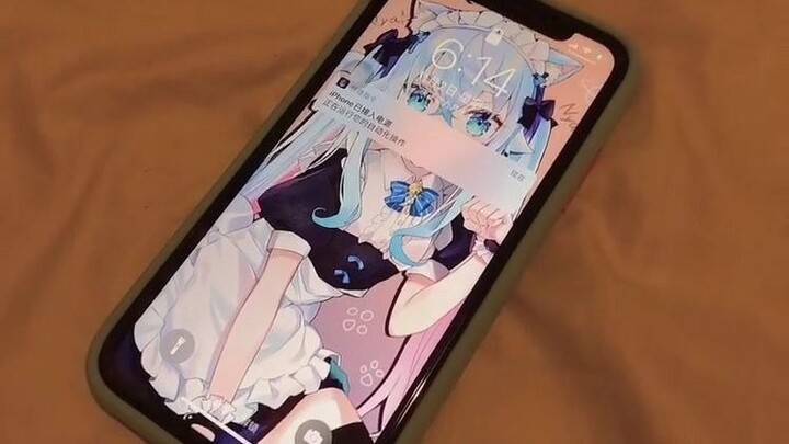 Kanna's mobile phone charging sound