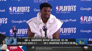 No Ja Morant, we lost in pain -  Jaren Jackson Jr.on Warriors def. Grizzlies 101-98 West Semifinals