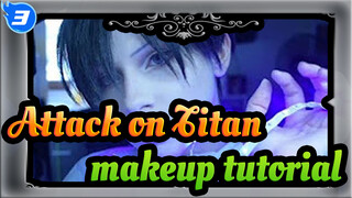 [Attack on Titan]Levi Ackermann Makeup Tutorial | Sora | #3_3