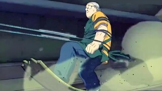 Lucu bgtt dengan gembulnya Sakamoto main seluncuran di atas rel kereta njirr😭😭😭