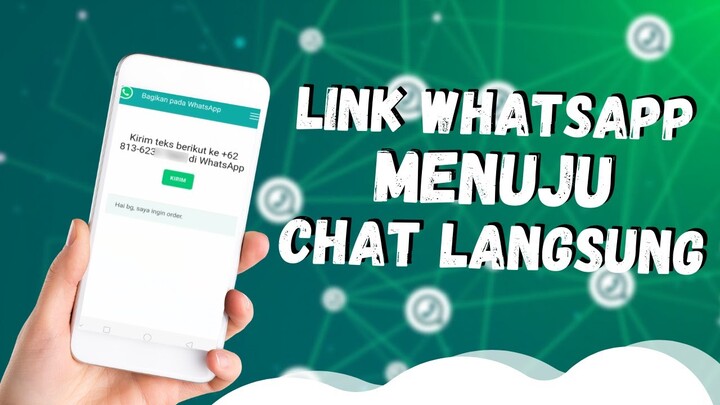 Cara Membuat Link Whatsapp Menuju Chat Langsung