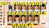 BLCK vs. EXE | GAME 4 | GRAND FINALS | MPL PH SEASON 7 PLAYOFFS