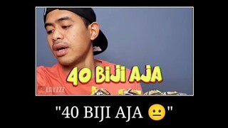 Totalnya sekitar "40 Biji Aja 😐"