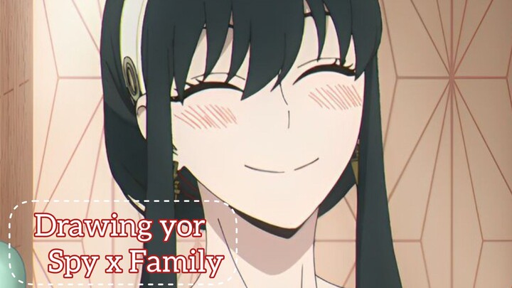 Drawing Yor forger [ Spy x Family ] PART 1